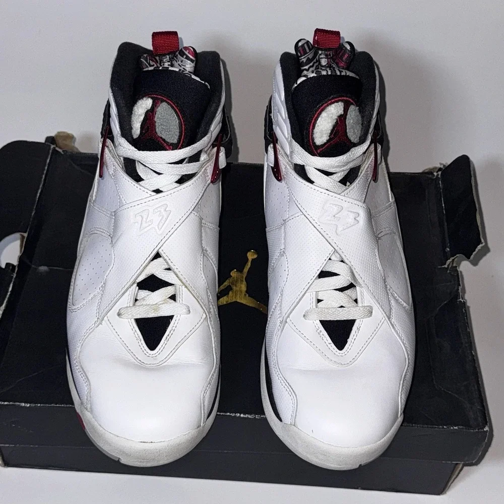 Size 10.5 - Air Jordan 8 Retro Alternate White Red Black